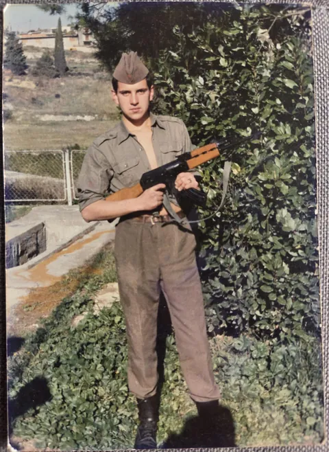 My father in his military uniform back in 1988, when he was 21 years old.