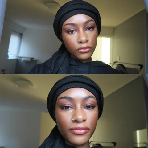 Makeup look to make myself feel better after not being able to get out of bed