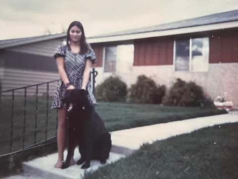 My grandmother, Karen in 1972, 73, and 74
