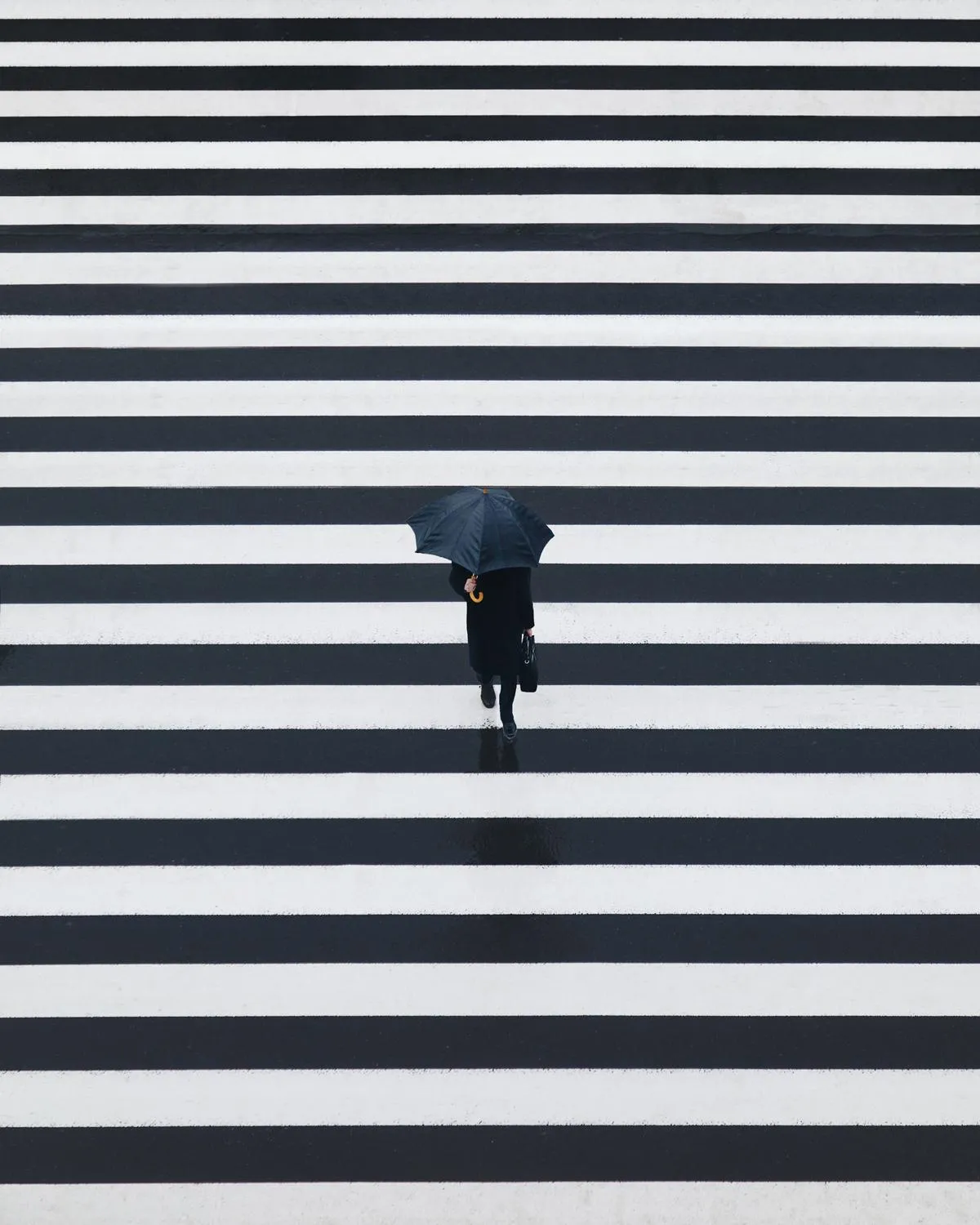 ITAP of a man crossing the street in Tokyo
