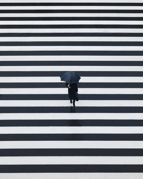 ITAP of a man crossing the street in Tokyo
