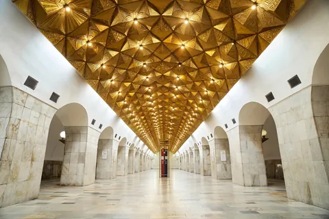 Architecture of some Moscow metro stations