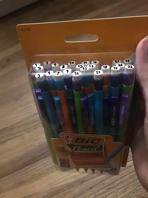 My pack of 24 mechanical pencils only came with 23