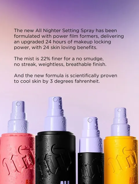 UD shares the changes to their All Nighter setting spray, and Skindinavia has something to say about it!