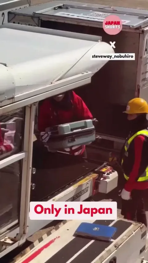 Japan Airlines baggage handling