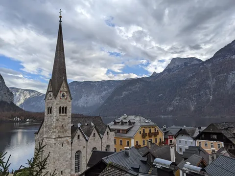 Hallstatt, Austria in Autumn 2024.