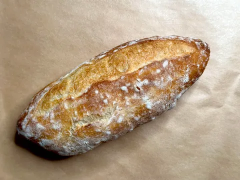 Mortadella, mozzarella, and avocado on [homemade] sandwich roll