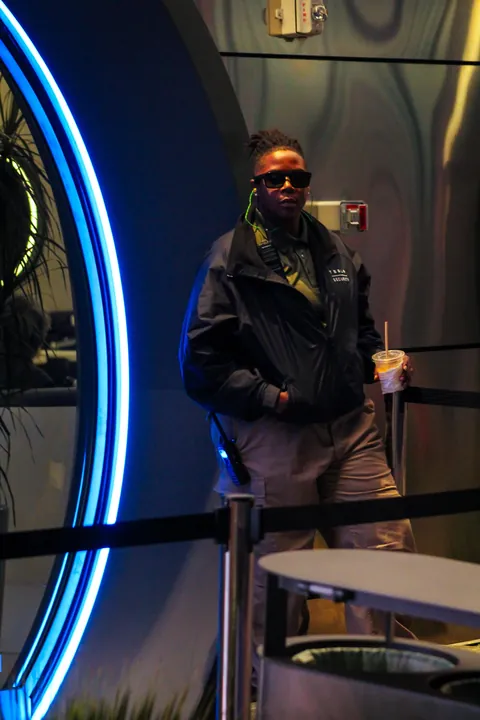 [OC] Outside the Tesla Diner in Hollywood, Friday Oct. 3