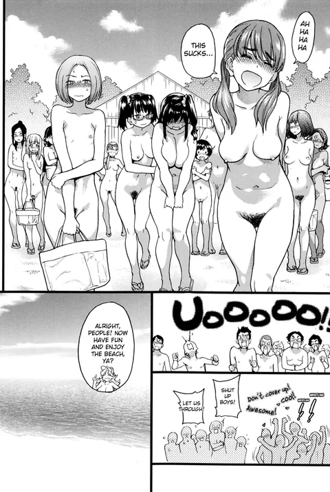 [Shiwasu no Okina] Nudist Beach ni Syuugaku Ryokoude!! - In school trip to the nudist beach!! 187068