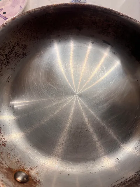 My 14 y/o brother took a sheet of sandpaper to my $150 frying pan