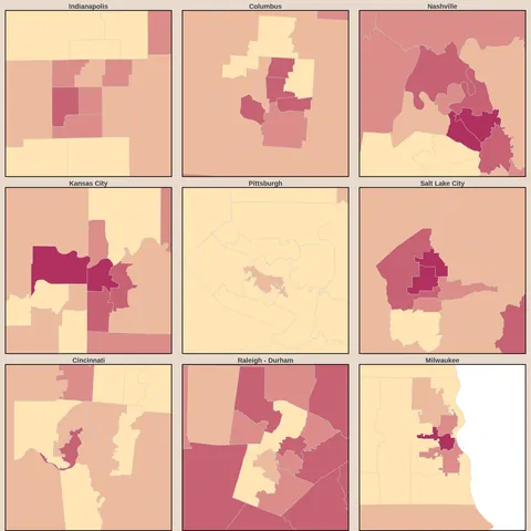 [OC] Percent of People Without Health Insurance in the US