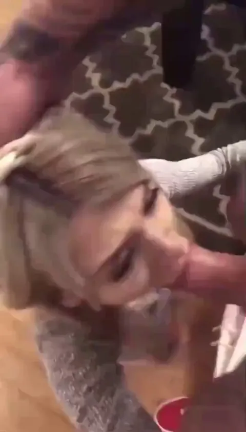 Filling up her throat