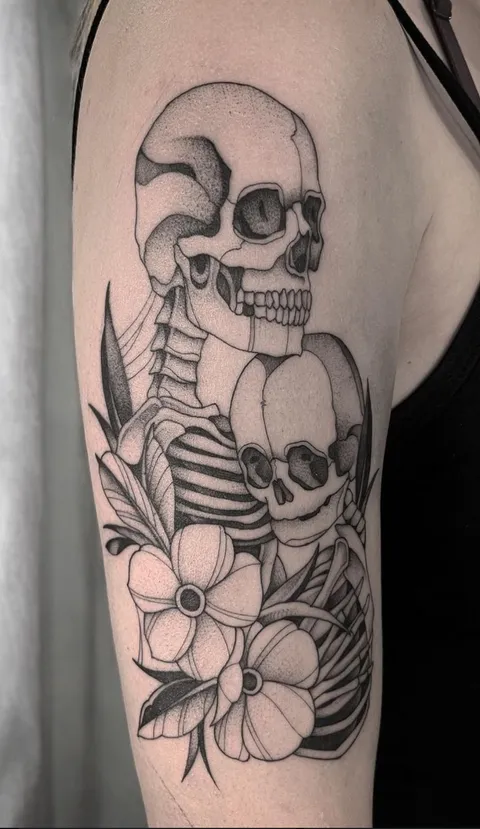 My son and I. Done by Tony Faina at TwinRose Tattoo Studio in Michigan.