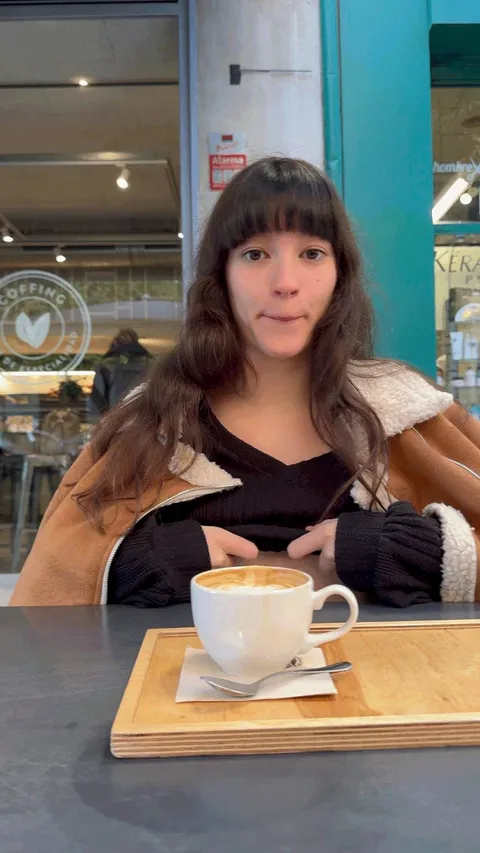 Enjoying my coffee with a playful twist