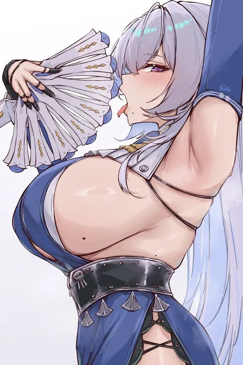 Perfect view of boobs and armpits