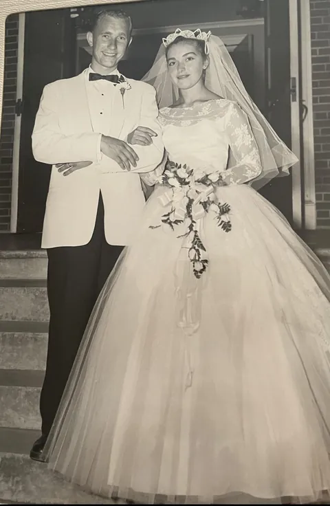 Grandparents Wedding. September 1958.