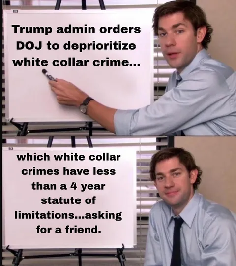Party of law and order but only for everyone else