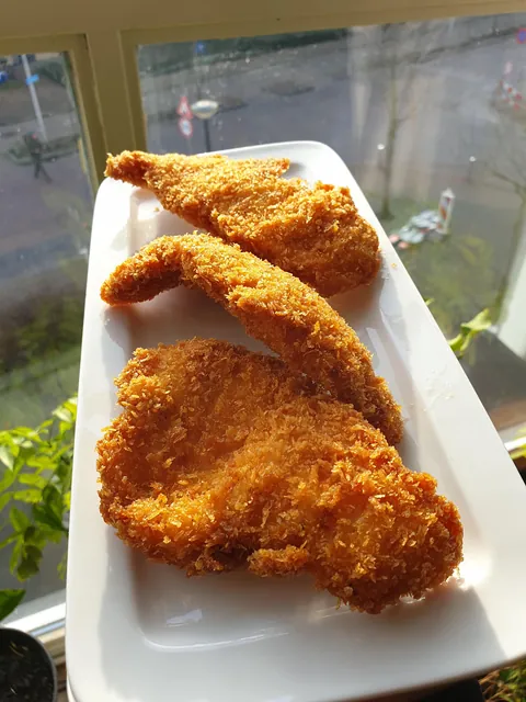 Crispy fried panko chicken fillets