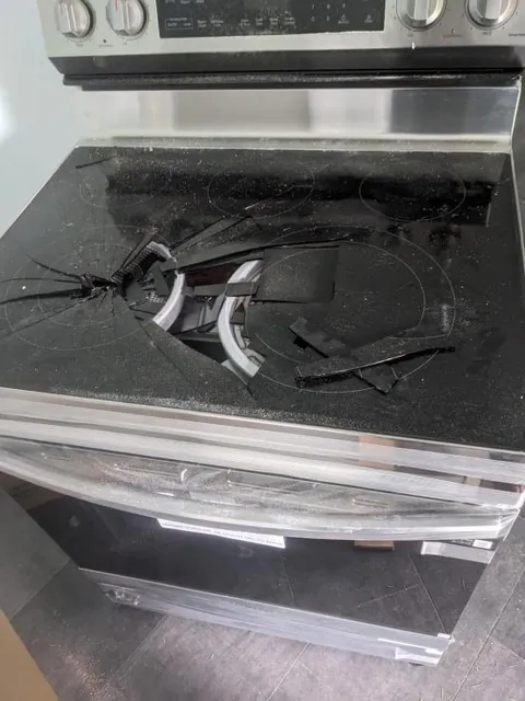 Guy I hired to do some work for me broke my brand new range