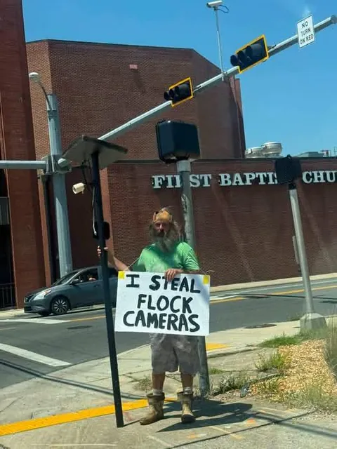 Anti Flock Gentleman Hanging Out on a Street Corner of my Town.