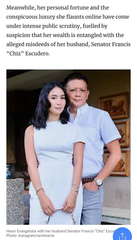 Heart Evangelista on South China Morning Post