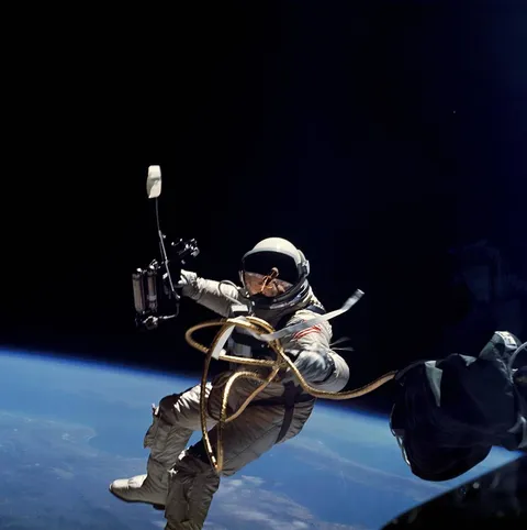 Ed White, the first American to perform a spacewalk