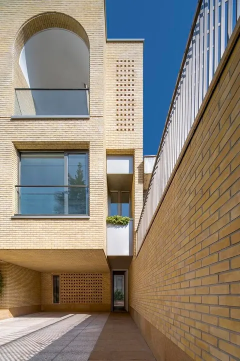 Brick - two contemporary residential buildings in isfahan, iran. 