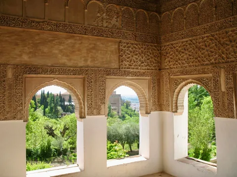 Visiting Alhambra Palace in Grenada, Andalusia, Spain