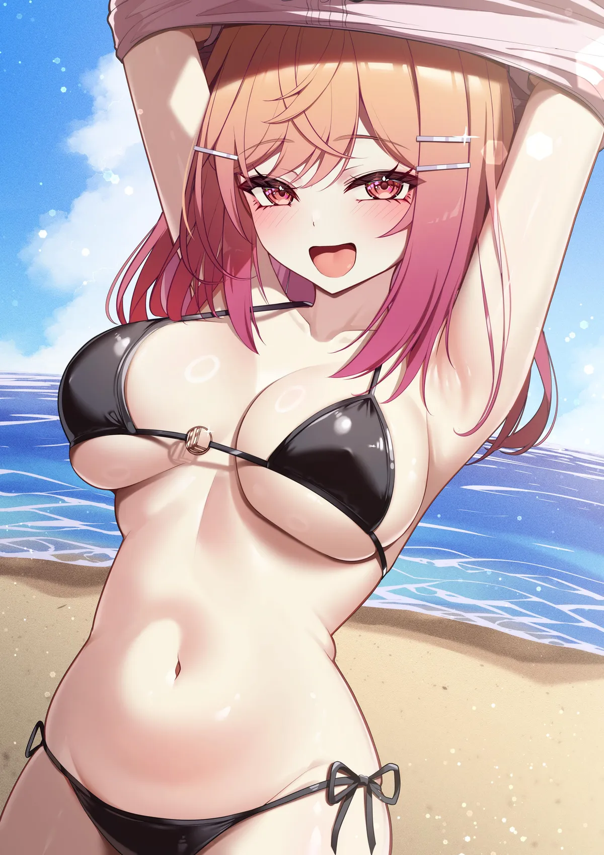 Ririka Shirt Lift [Hololive]