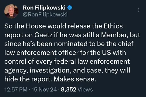 Must be on the up and up. It's not as if they've given us any reasons to doubt their impartiality and integrity