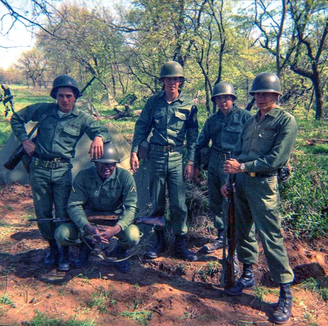 Some of my late uncles photo's from 1968 after he was drafted into the U.S. Army and sent to Vietnam. Photos are from his time in training and from after he was sent Vietnam. He can be seen in photos 1, 2, 6, 7, 8, 10, 12, 14, 15, 18, and 20.