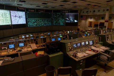 Got to see the historic Mission Control room and Saturn V at the Johnson Space Center.