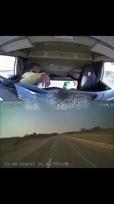 Do not sleep while driving fellas.