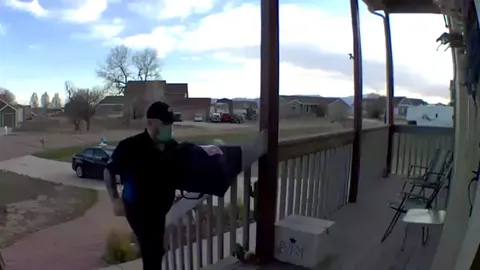 Domino's delivery asked if there were any special delivery instructions. "Place pizza on the table. Kick the door 3 times, give camera virtual high five, runaway!!