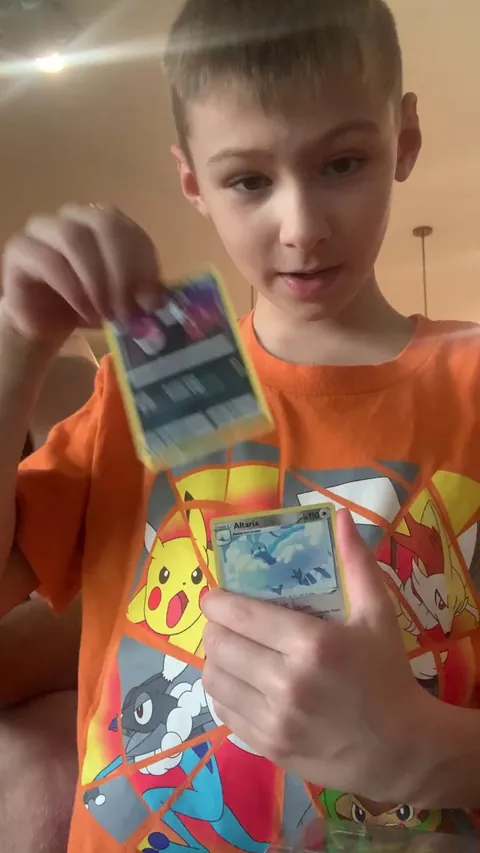 When I repacked a rainbow Charizard for my Nephew