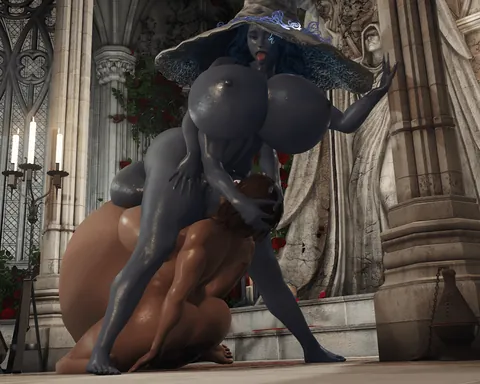 Ranni fills Melina with her Primeval Current (by me)