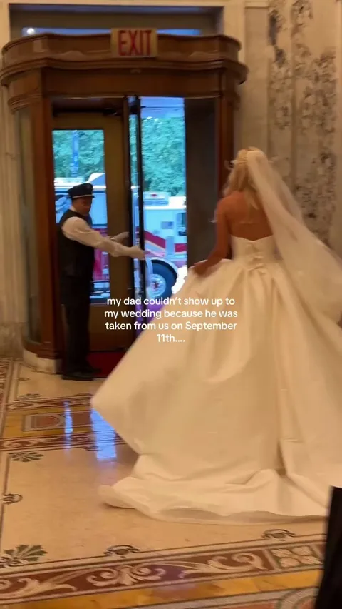 She couldn’t hold it in, thank you for honouring her dad FDNY