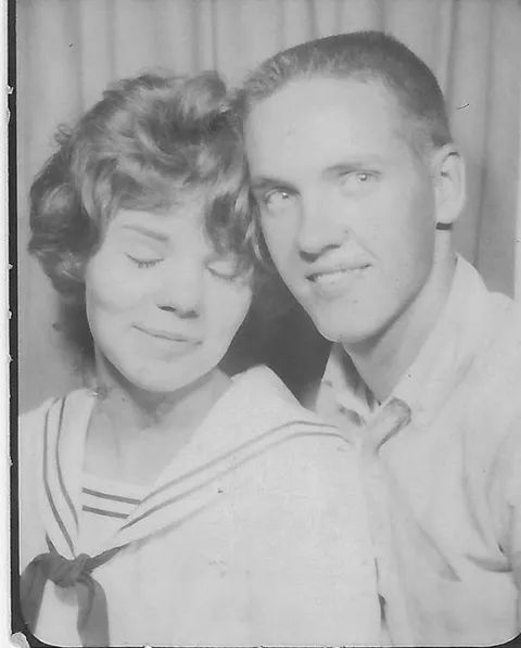 My grandparents, 1960. Still happily married to this day!