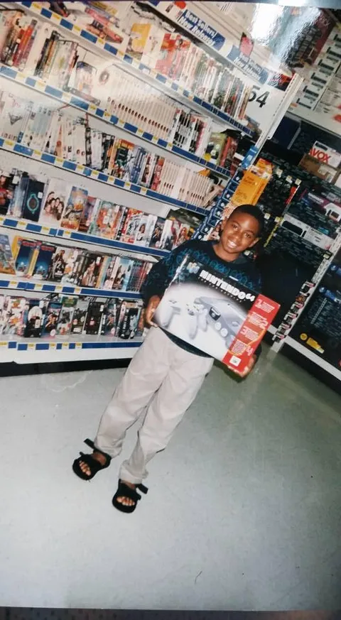 Me on the Nintendo 64 launch day. (1996)