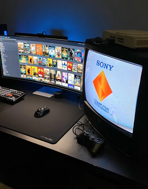 I’ve had this PS1 and old TV since 2000. Damn, it hits so hard.