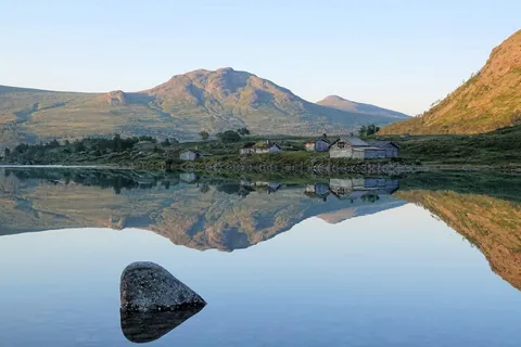 Jotunheim is a real place in Norway, and this week I went there on a road trip. [OC]