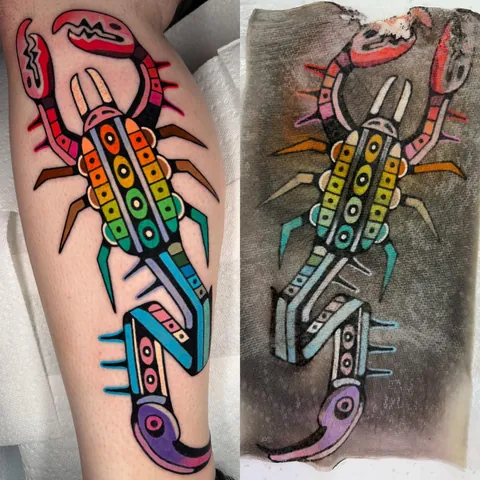 tattoos I’ve done &amp; their paper towel plasma prints • Instagram : @chidgeytattoos • Austin, TX • MP