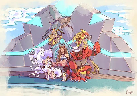 Me with my teams from X to Scarlet