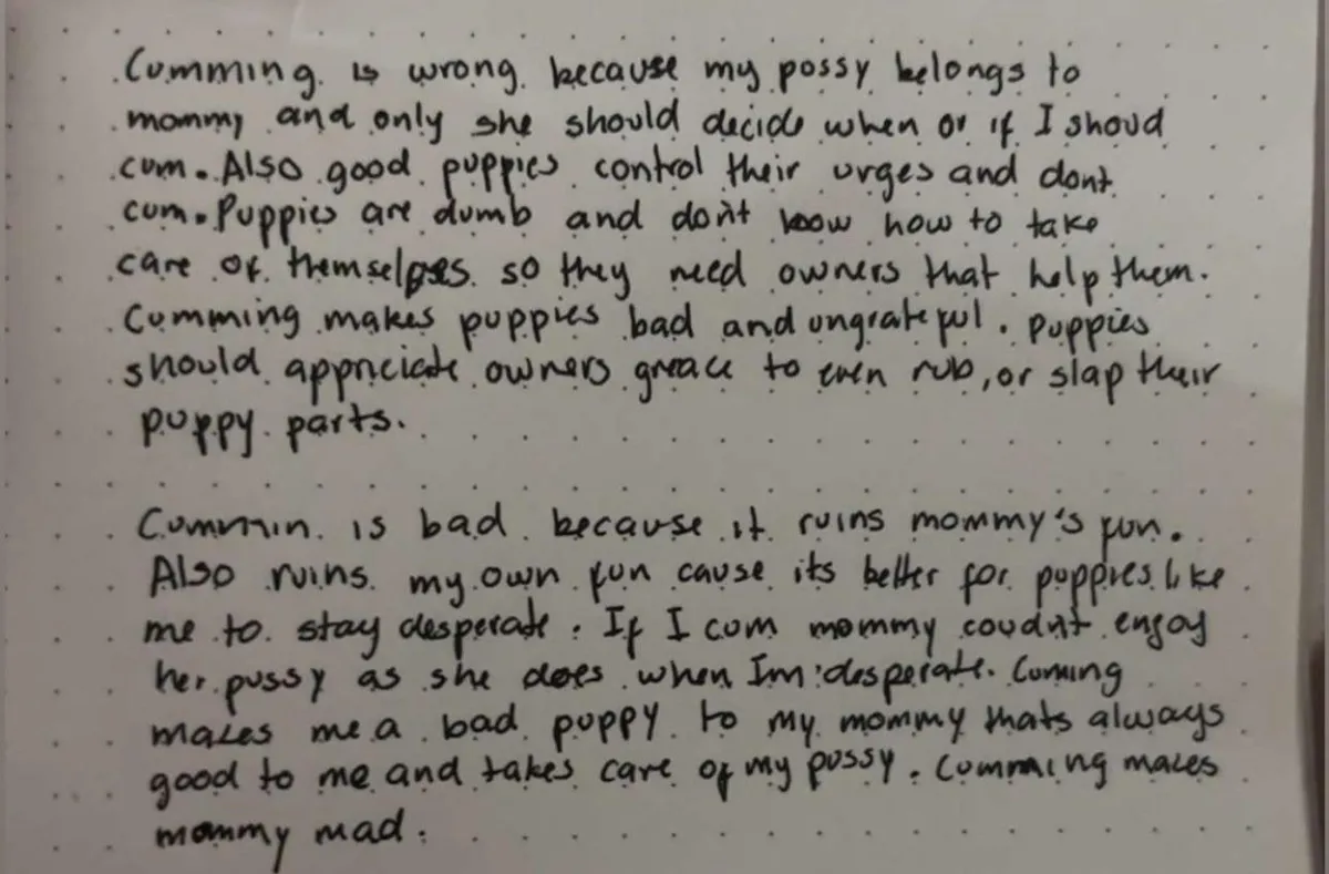 Why is it wrong to cum