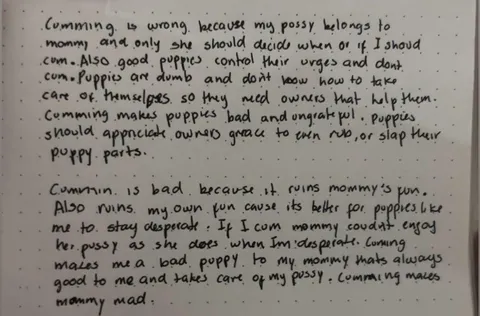 Why is it wrong to cum