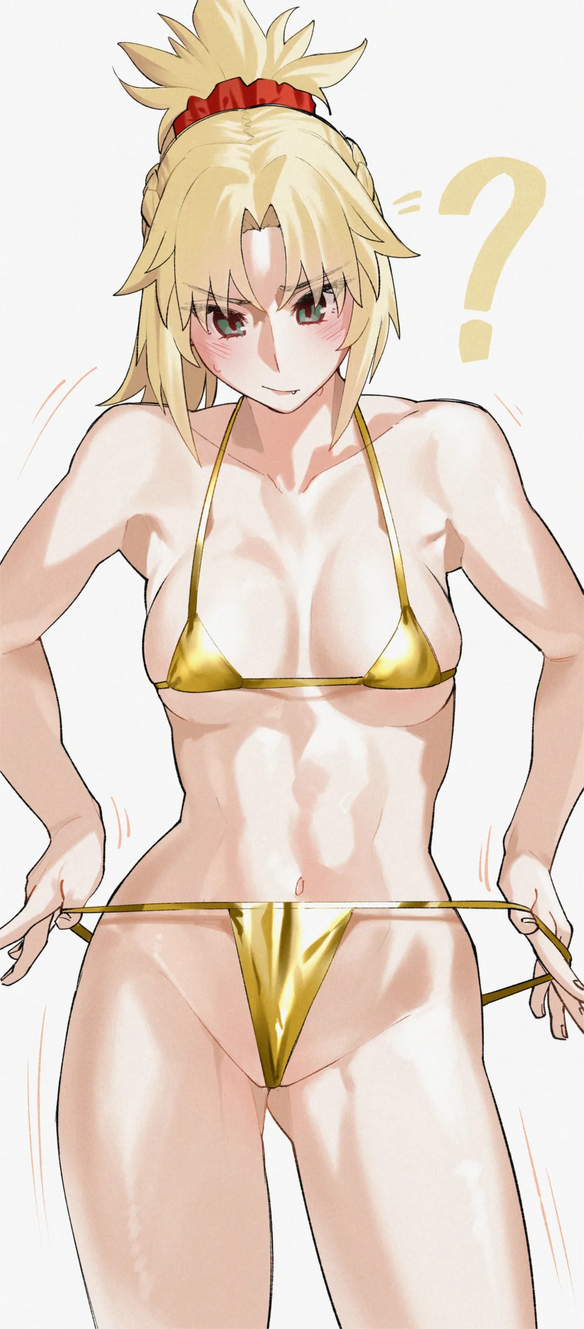 Gold bikini sabers [Mordred &amp; Nero] (Fate GO)