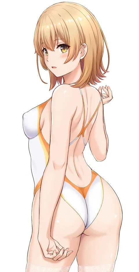 Isshiki Iroha in White Competition Swimsuit [Oregairu] (Inanaki Shiki)
