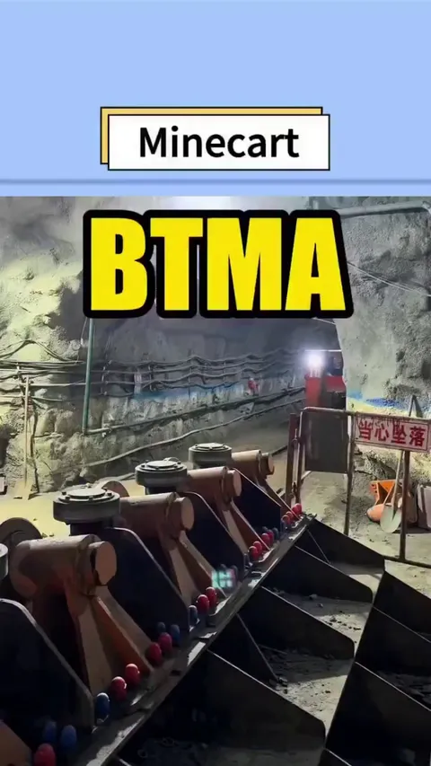 This is how a Minecart drops the coal