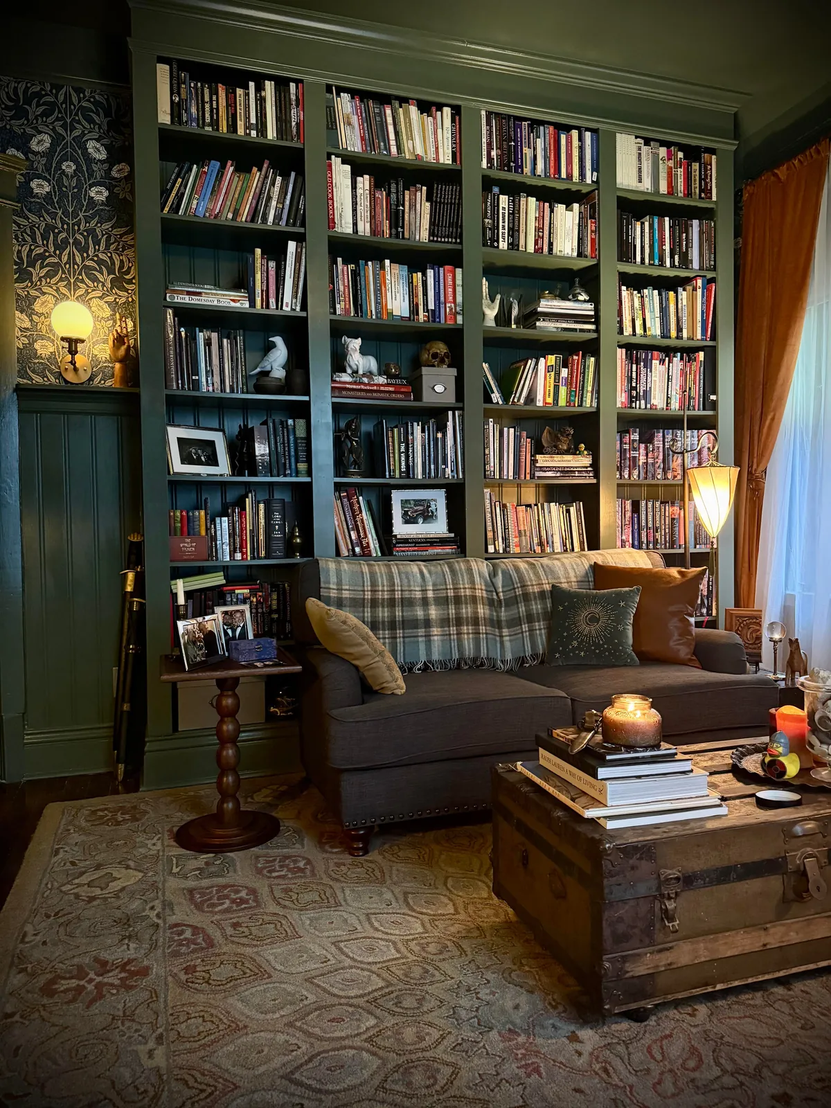 A cozy afternoon in my home library