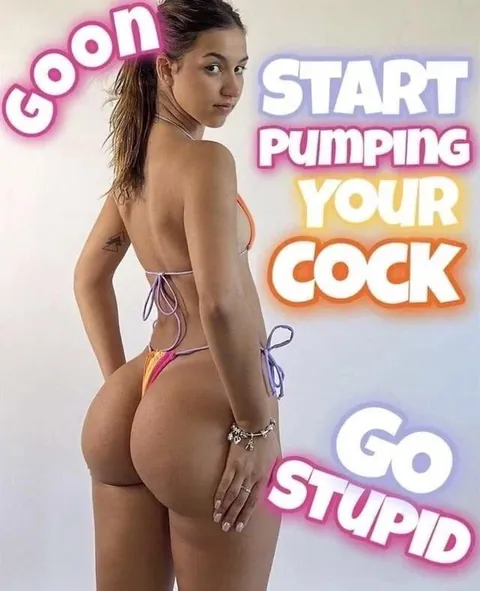 Just take it out already and stroke, stroke, stroke